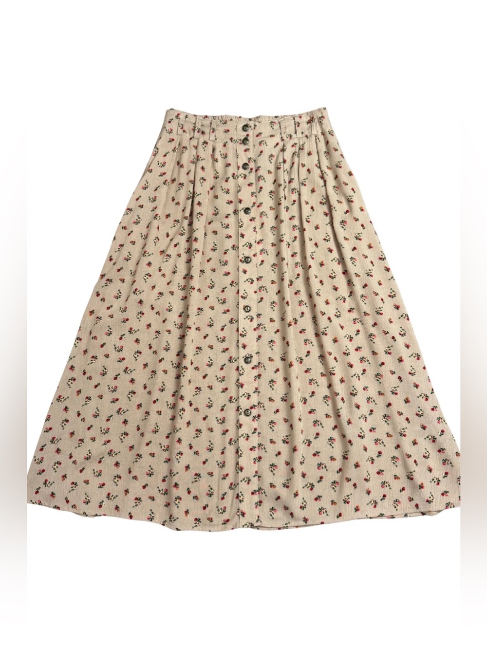Field Day Trices Floral Crepe Midi Skirt 4X GUC pleated skirt
